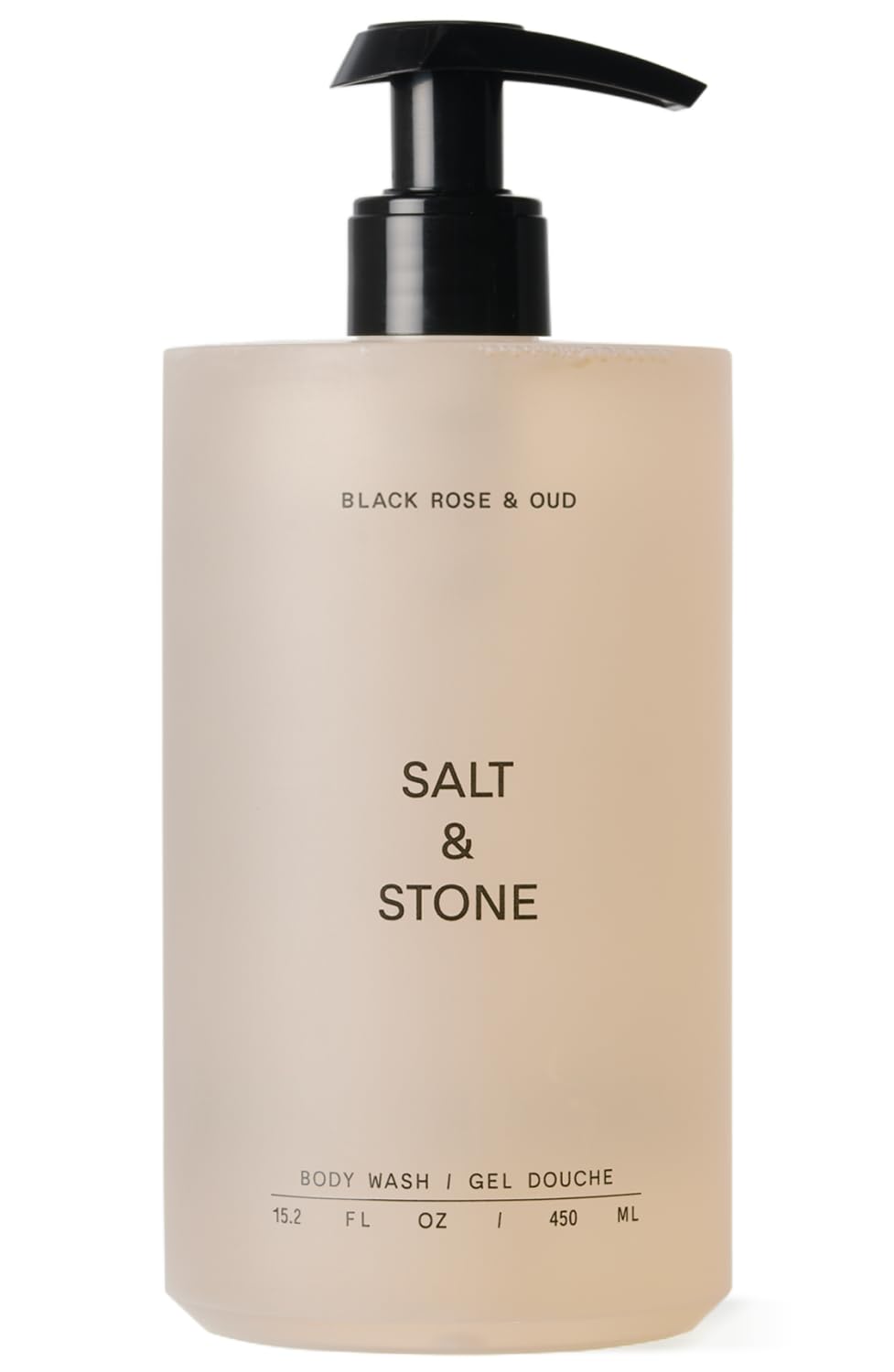 Salt & Stone Body Wash for Women & Men, Bergamot & Hinoki 15.2 fl oz