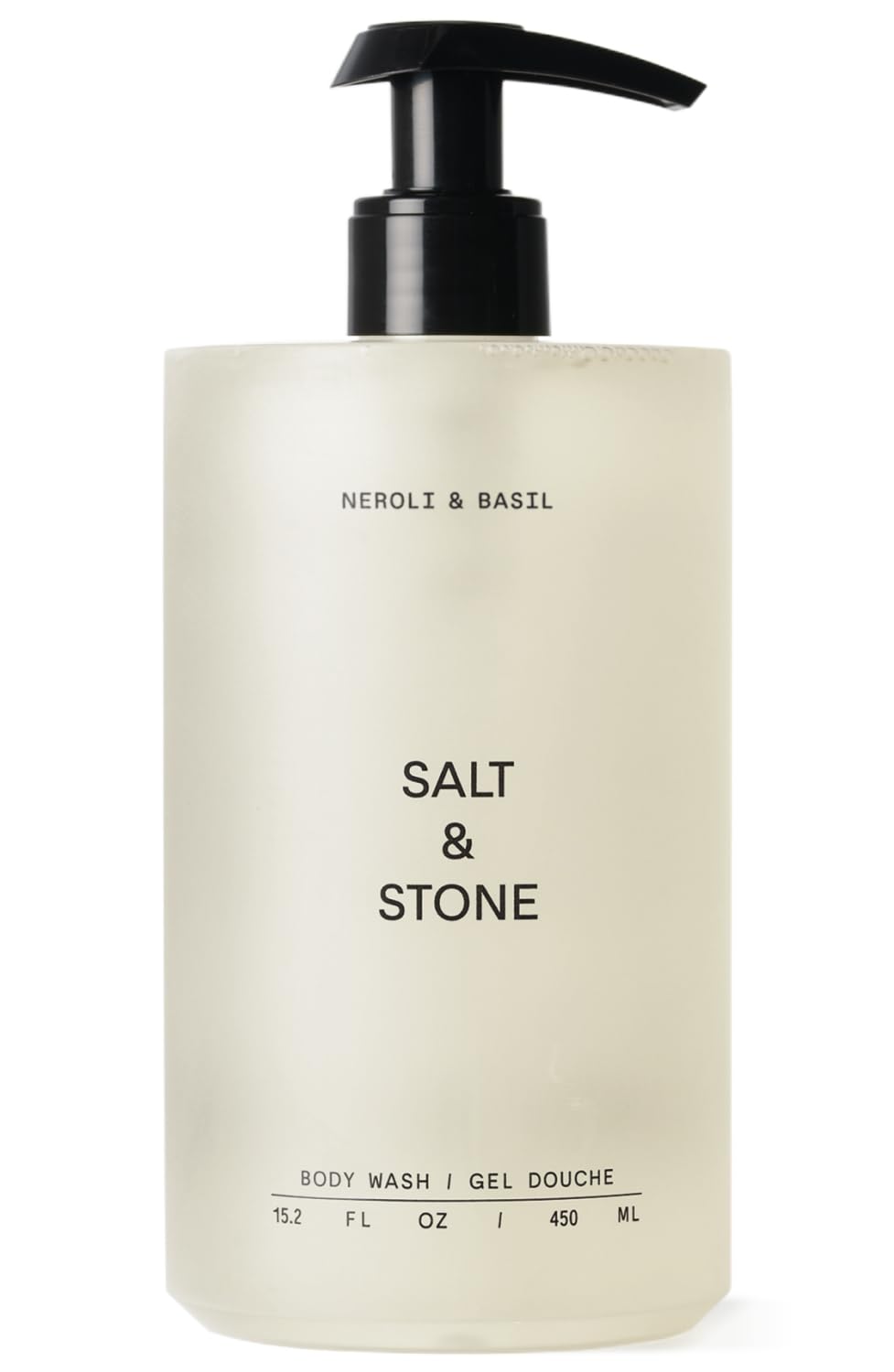 Salt & Stone Body Wash for Women & Men, Bergamot & Hinoki 15.2 fl oz