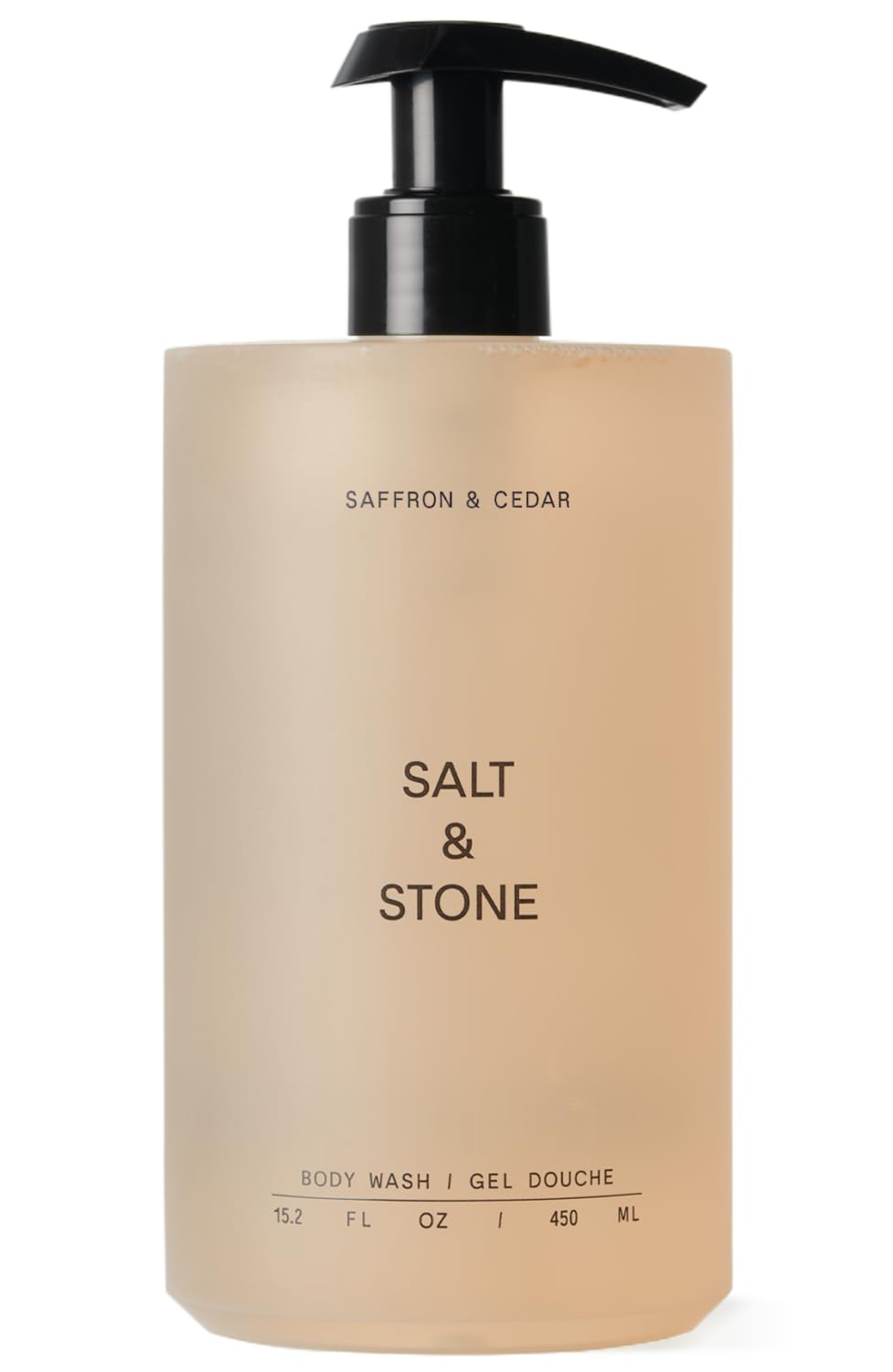 Salt & Stone Body Wash for Women & Men, Bergamot & Hinoki 15.2 fl oz