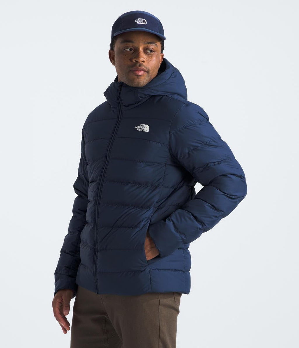 THE NORTH FACE Men's Aconcagua 3 Hooded Jacket | Insulated, Wind & Water Resistant, Attached 3 Piece Hood With Cinch Cord