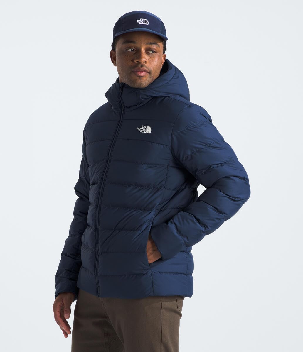 THE NORTH FACE Men's Aconcagua 3 Hooded Jacket | Insulated, Wind & Water Resistant, Attached 3 Piece Hood With Cinch Cord