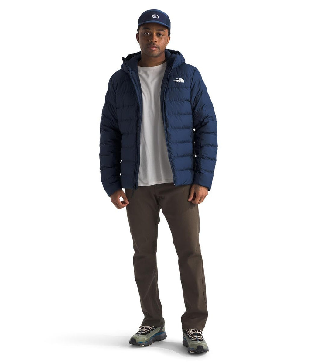 THE NORTH FACE Men's Aconcagua 3 Hooded Jacket | Insulated, Wind & Water Resistant, Attached 3 Piece Hood With Cinch Cord