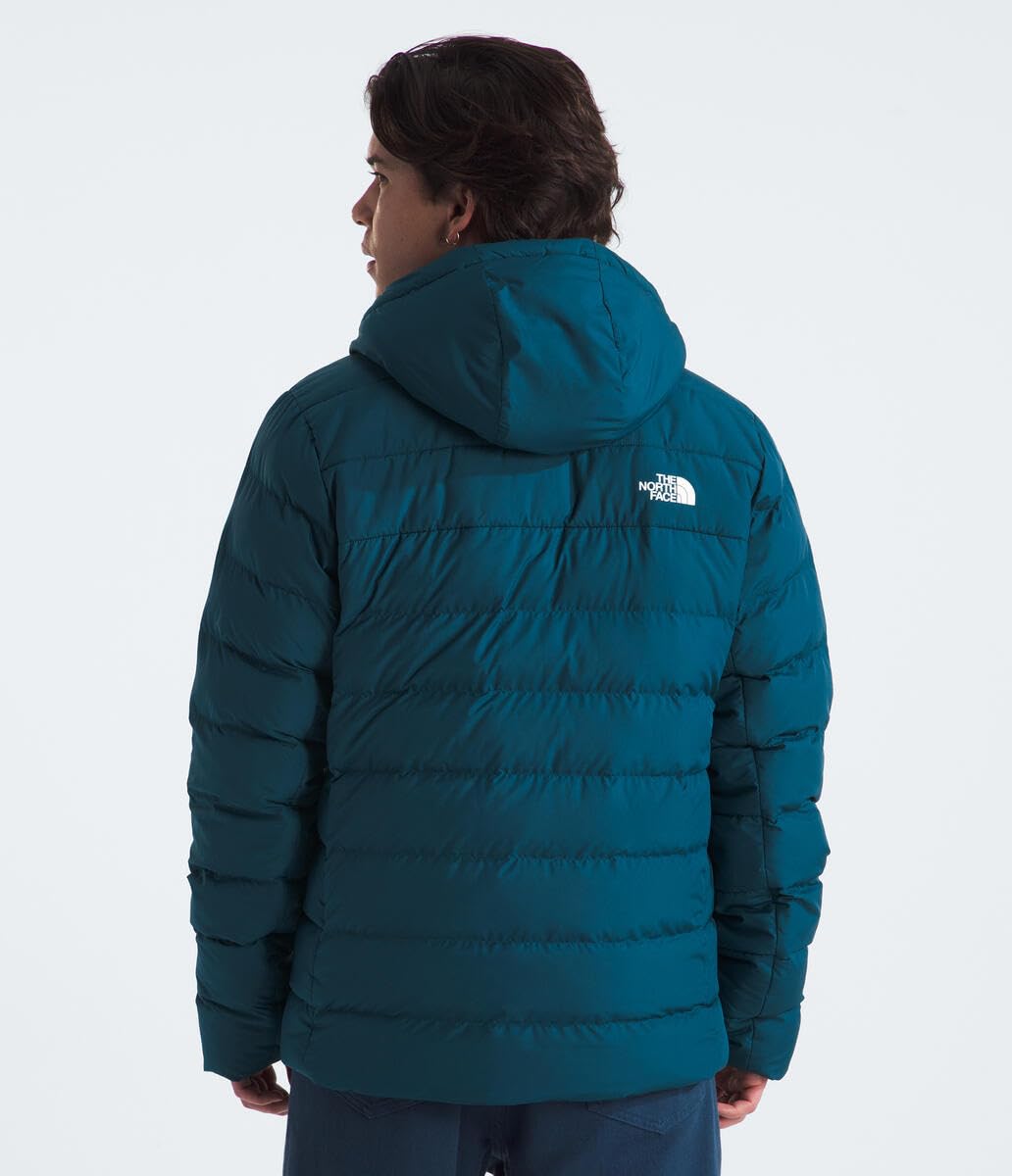 THE NORTH FACE Men's Aconcagua 3 Hooded Jacket | Insulated, Wind & Water Resistant, Attached 3 Piece Hood With Cinch Cord