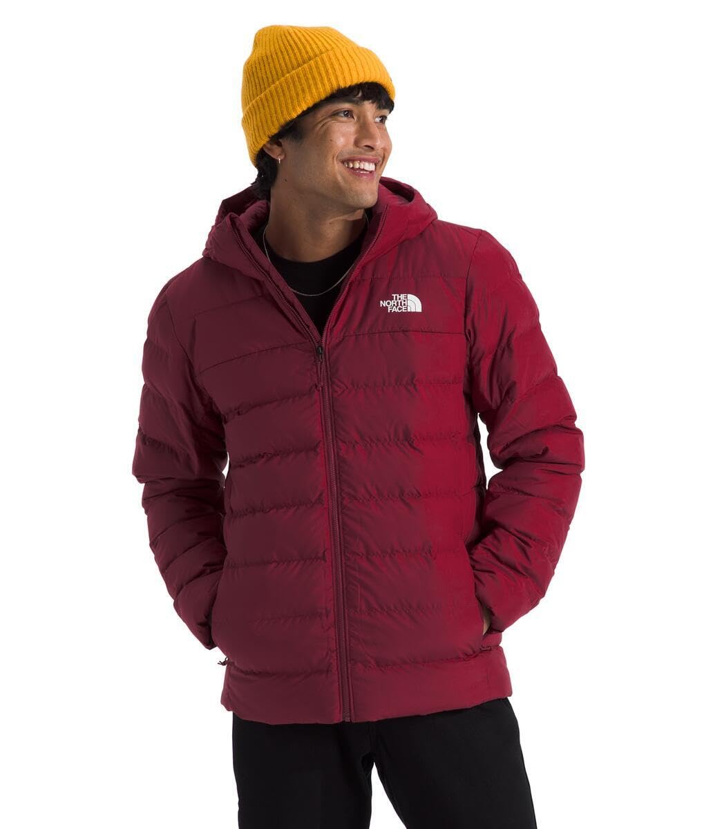 THE NORTH FACE Men's Aconcagua 3 Hooded Jacket | Insulated, Wind & Water Resistant, Attached 3 Piece Hood With Cinch Cord