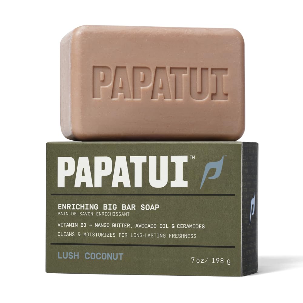 PAPATUI by Dwayne Johnson Enriching Bar Soap Lush Coconut 7oz