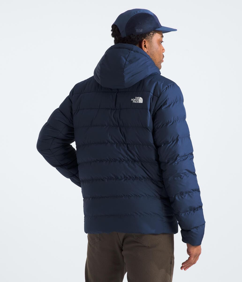 THE NORTH FACE Men's Aconcagua 3 Hooded Jacket | Insulated, Wind & Water Resistant, Attached 3 Piece Hood With Cinch Cord