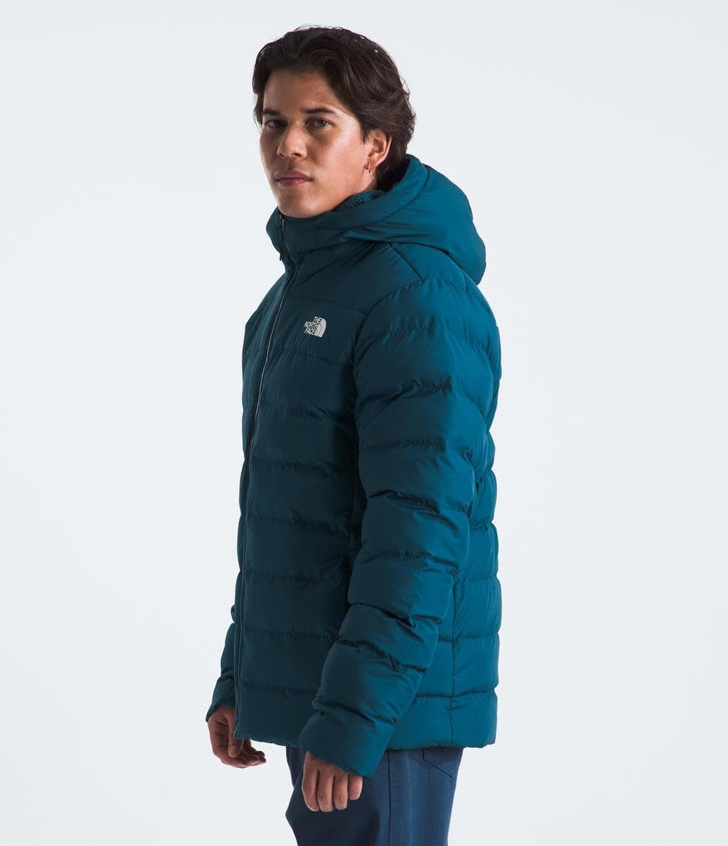 THE NORTH FACE Men's Aconcagua 3 Hooded Jacket | Insulated, Wind & Water Resistant, Attached 3 Piece Hood With Cinch Cord