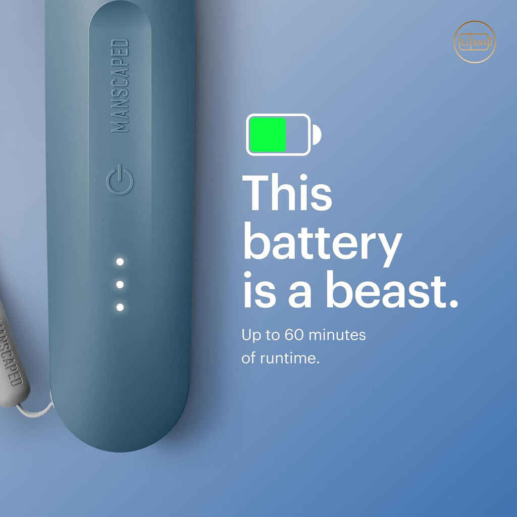 MANSCAPED® The Lawn Mower® Go Groin & Body Hair Trimmer (Mineral Blue)