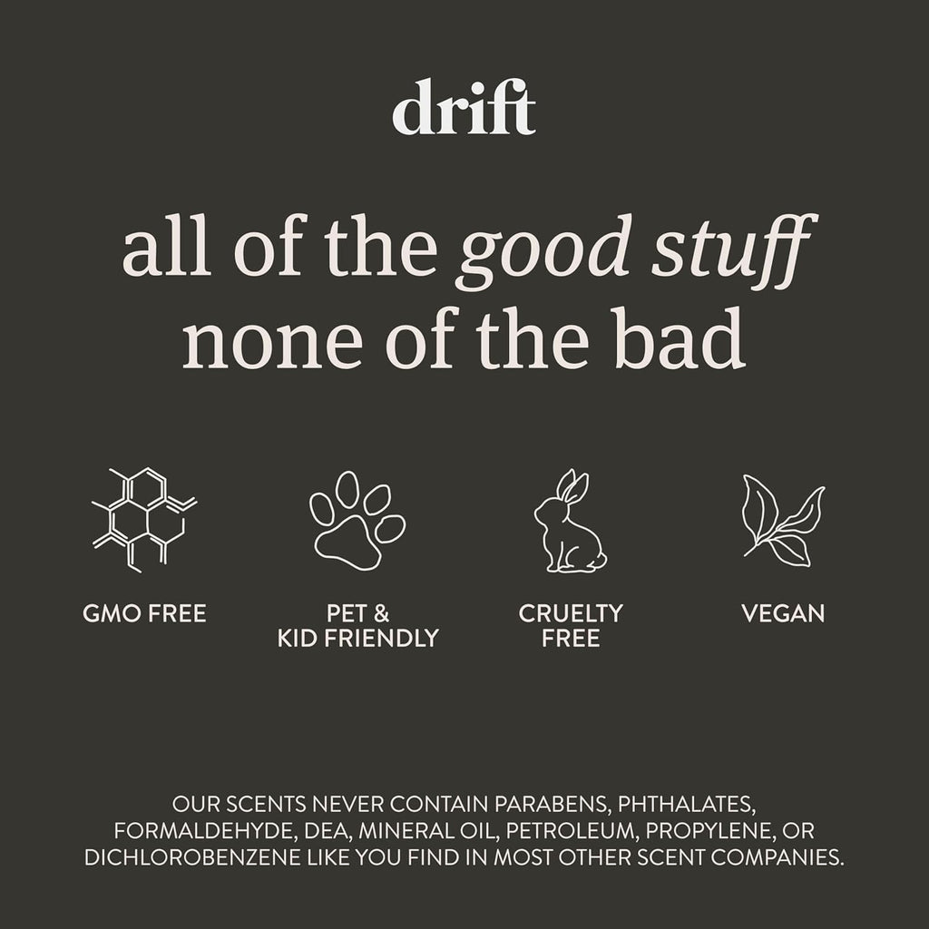 Drift Car Air Freshener - The Original Wood Air Freshener - Car Odor Eliminator - Long Lasting Scent - Auto Accessories - Metal Clip - Essential Oils - Clean Ingredients - Teak Scent Starter Kit