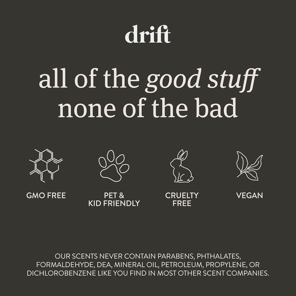 Drift Car Air Freshener - The Original Wood Air Freshener - Car Odor Eliminator - Long Lasting Scent - Auto Accessories - Metal Clip - Essential Oils - Clean Ingredients - Teak Scent Starter Kit