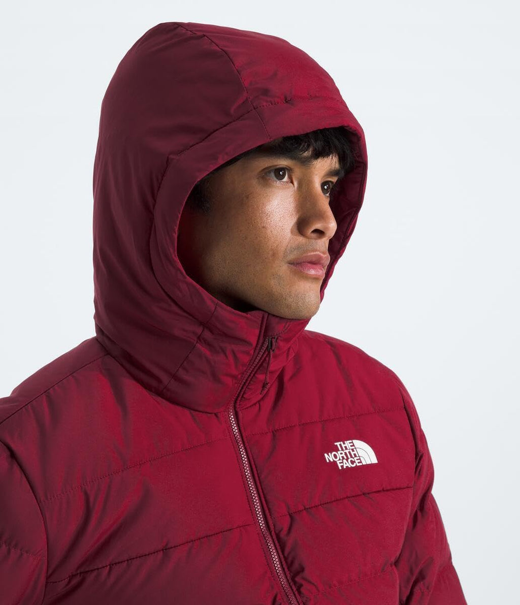 THE NORTH FACE Men's Aconcagua 3 Hooded Jacket | Insulated, Wind & Water Resistant, Attached 3 Piece Hood With Cinch Cord