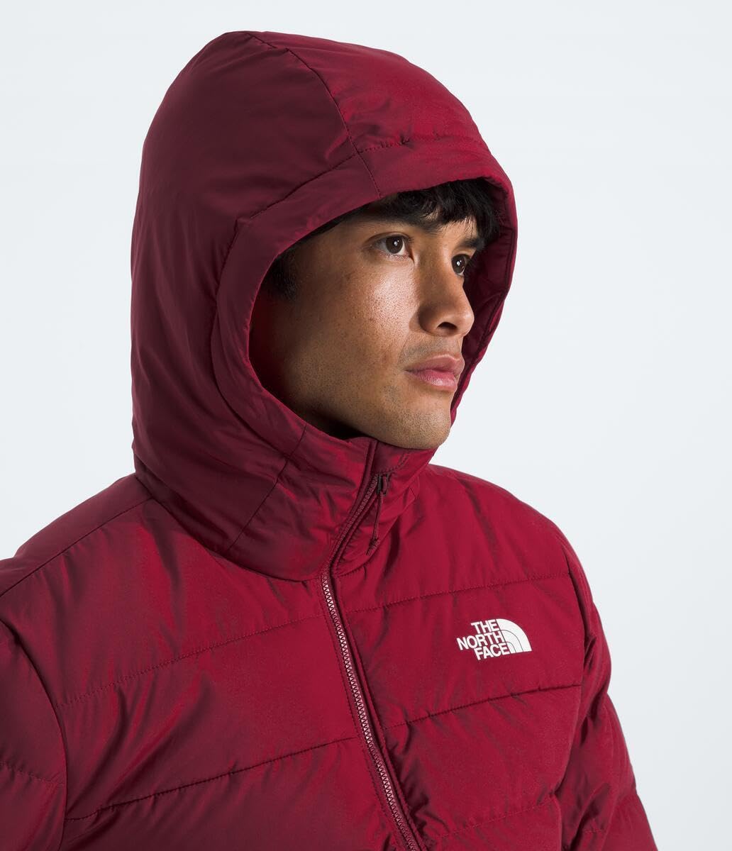 THE NORTH FACE Men's Aconcagua 3 Hooded Jacket | Insulated, Wind & Water Resistant, Attached 3 Piece Hood With Cinch Cord