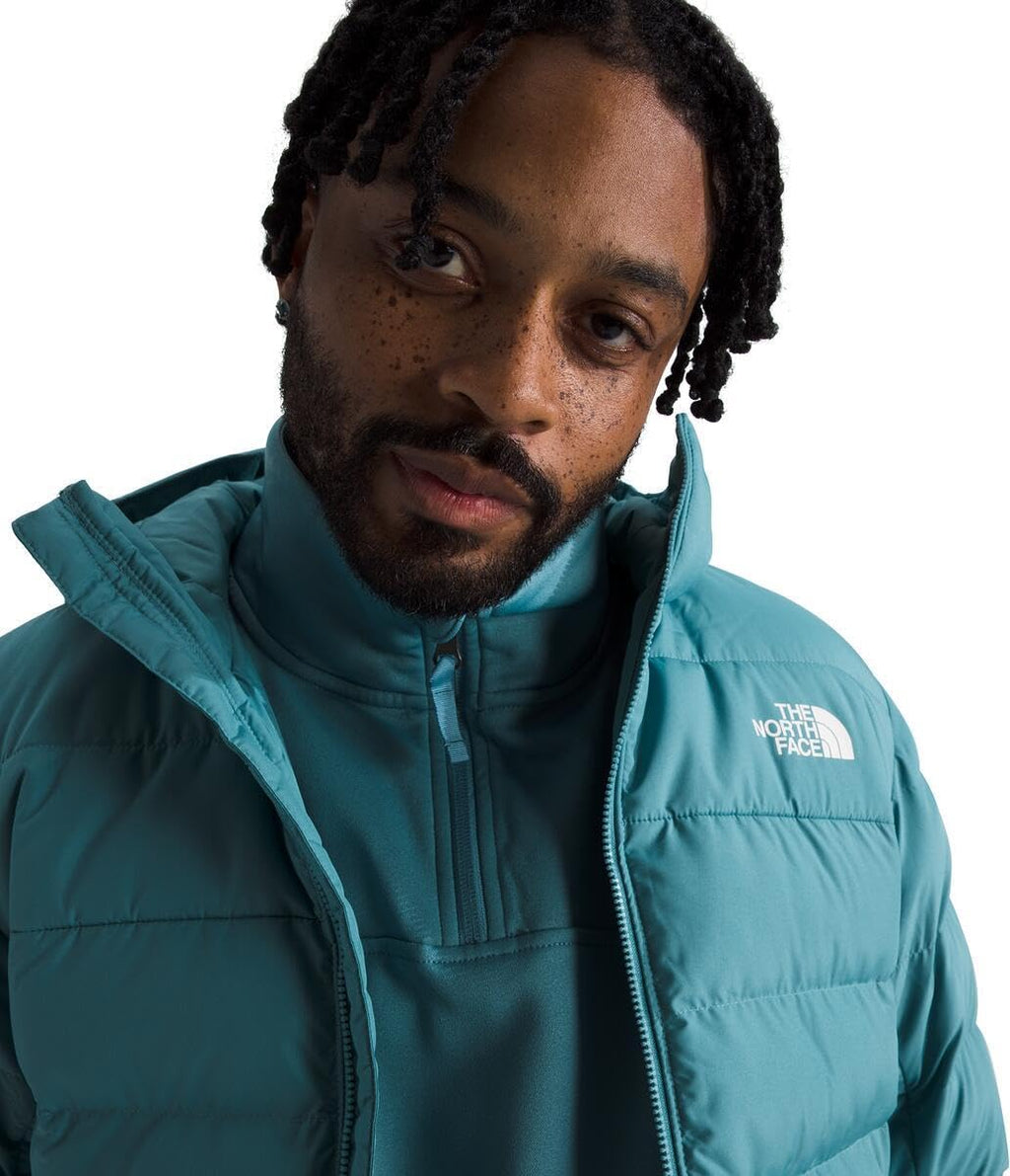 THE NORTH FACE Men's Aconcagua 3 Hooded Jacket | Insulated, Wind & Water Resistant, Attached 3 Piece Hood With Cinch Cord