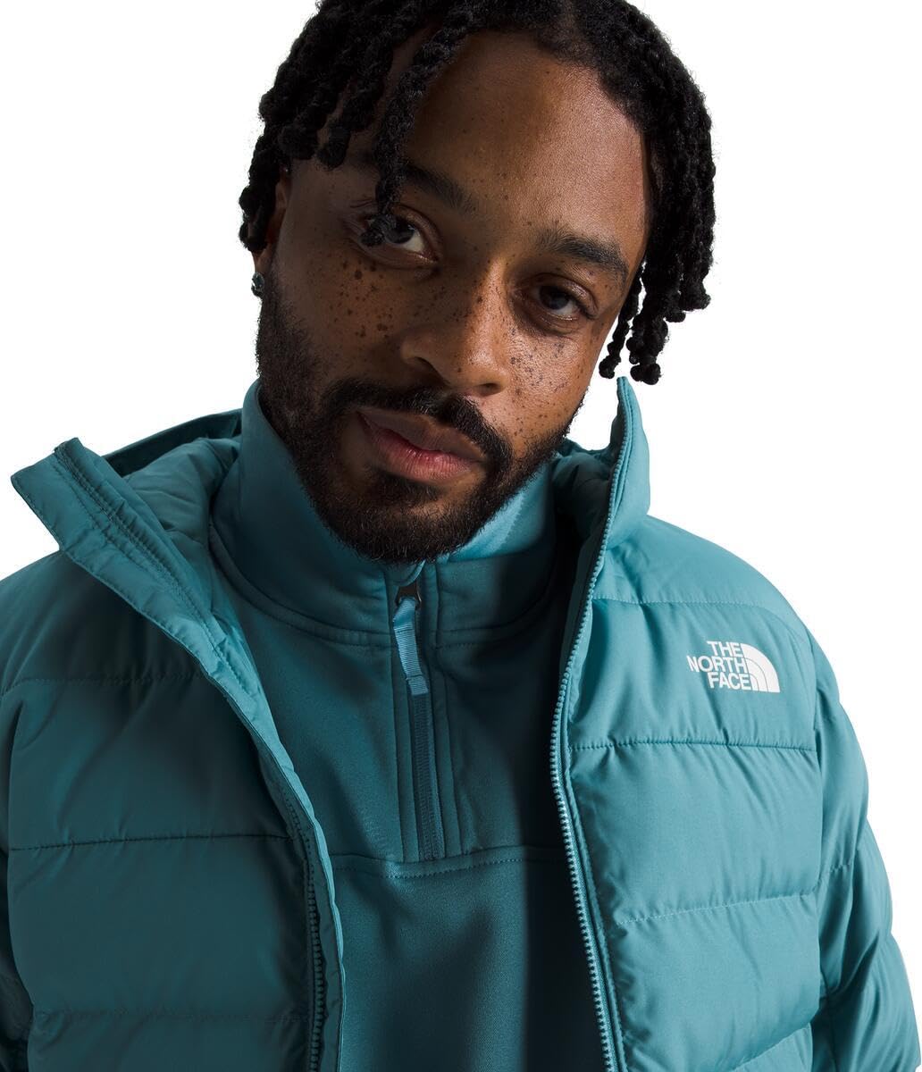 THE NORTH FACE Men's Aconcagua 3 Hooded Jacket | Insulated, Wind & Water Resistant, Attached 3 Piece Hood With Cinch Cord