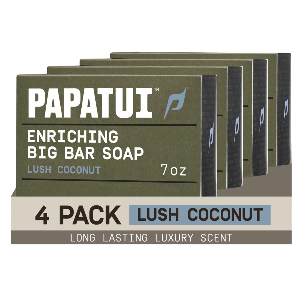 PAPATUI by Dwayne Johnson Enriching Bar Soap Lush Coconut 7oz