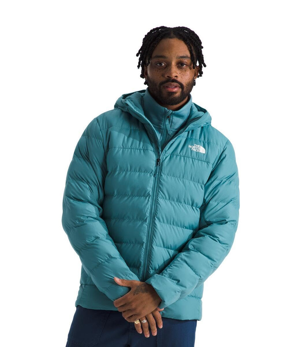 THE NORTH FACE Men's Aconcagua 3 Hooded Jacket | Insulated, Wind & Water Resistant, Attached 3 Piece Hood With Cinch Cord