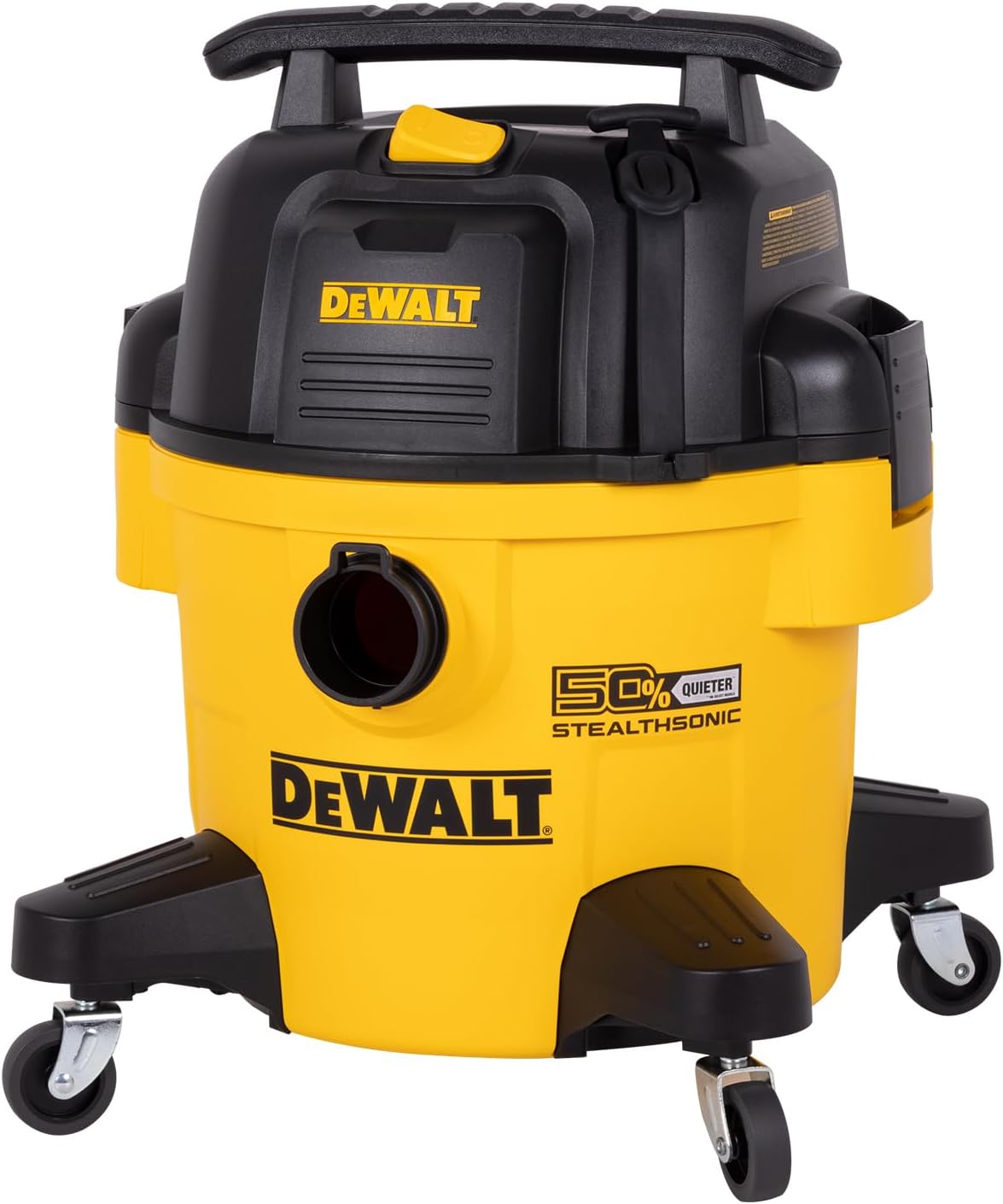 DEWALT STEALTHSONIC Wet Dry Shop Vac 6 Gallon 5 HP, DXV06P-QT