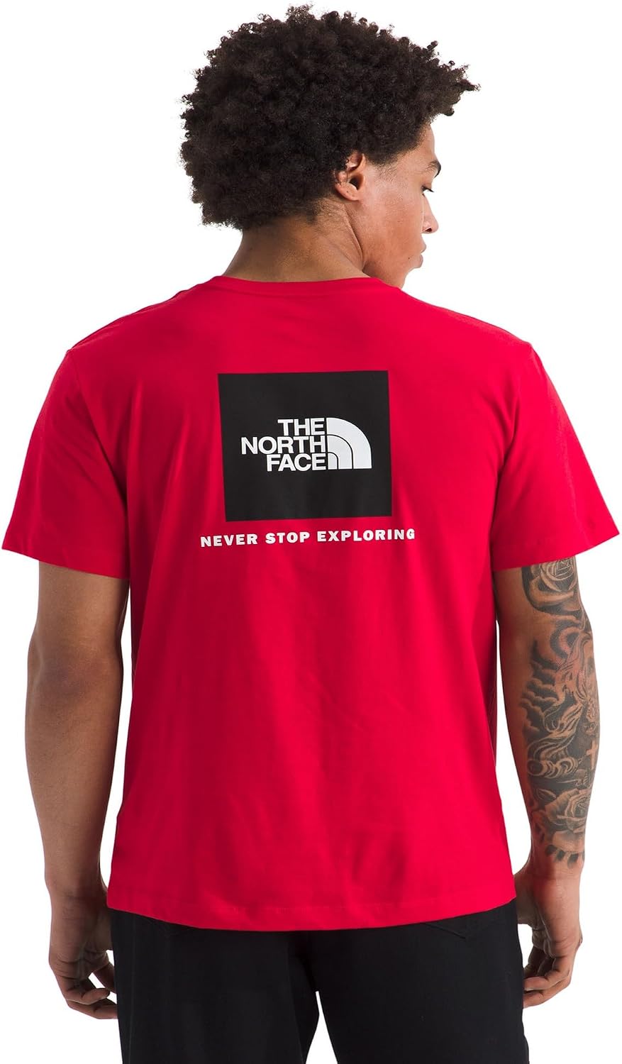 THE NORTH FACE Men's Core Box NSE Short Sleeve Tee | Branded T-shirt With a Ribbed Collar