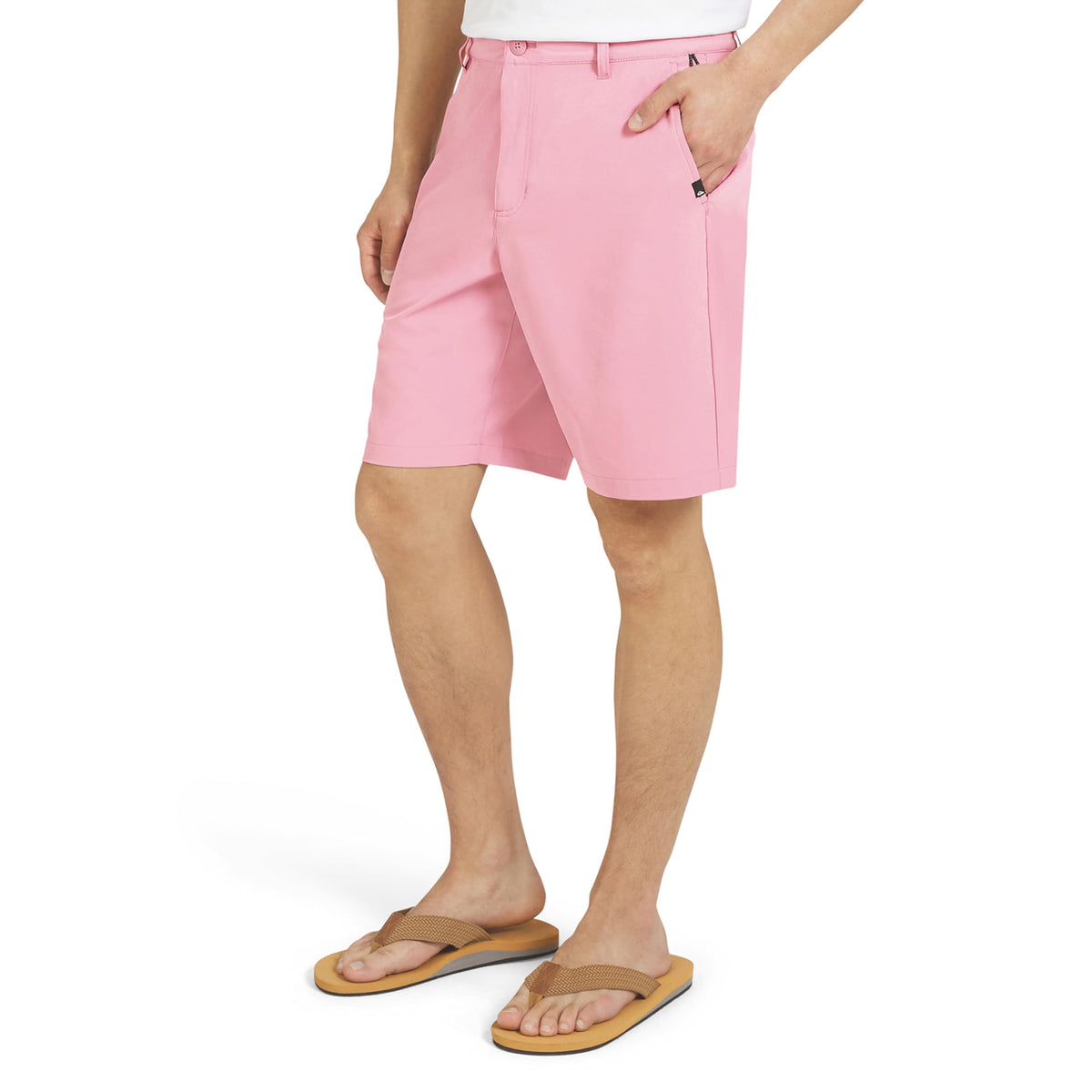 Quiksilver Men's Regular Fit Fixed Waist Water Friendly Active Hybrid Shorts