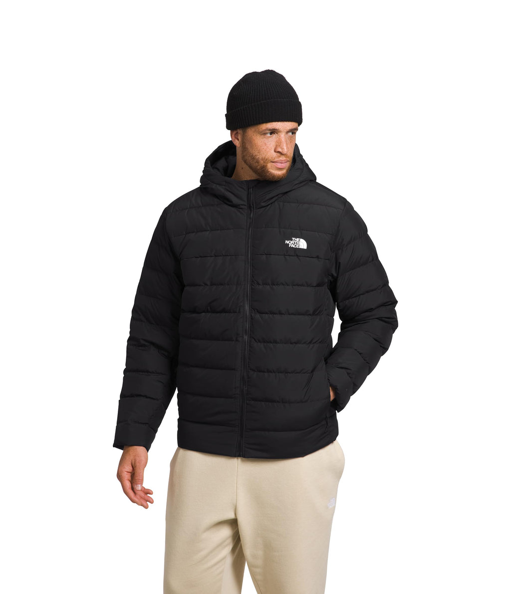 THE NORTH FACE Men's Aconcagua 3 Hooded Jacket | Insulated, Wind & Water Resistant, Attached 3 Piece Hood With Cinch Cord