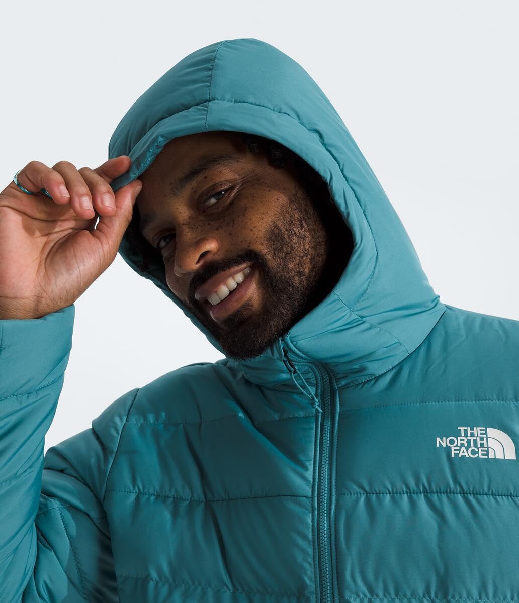 THE NORTH FACE Men's Aconcagua 3 Hooded Jacket | Insulated, Wind & Water Resistant, Attached 3 Piece Hood With Cinch Cord