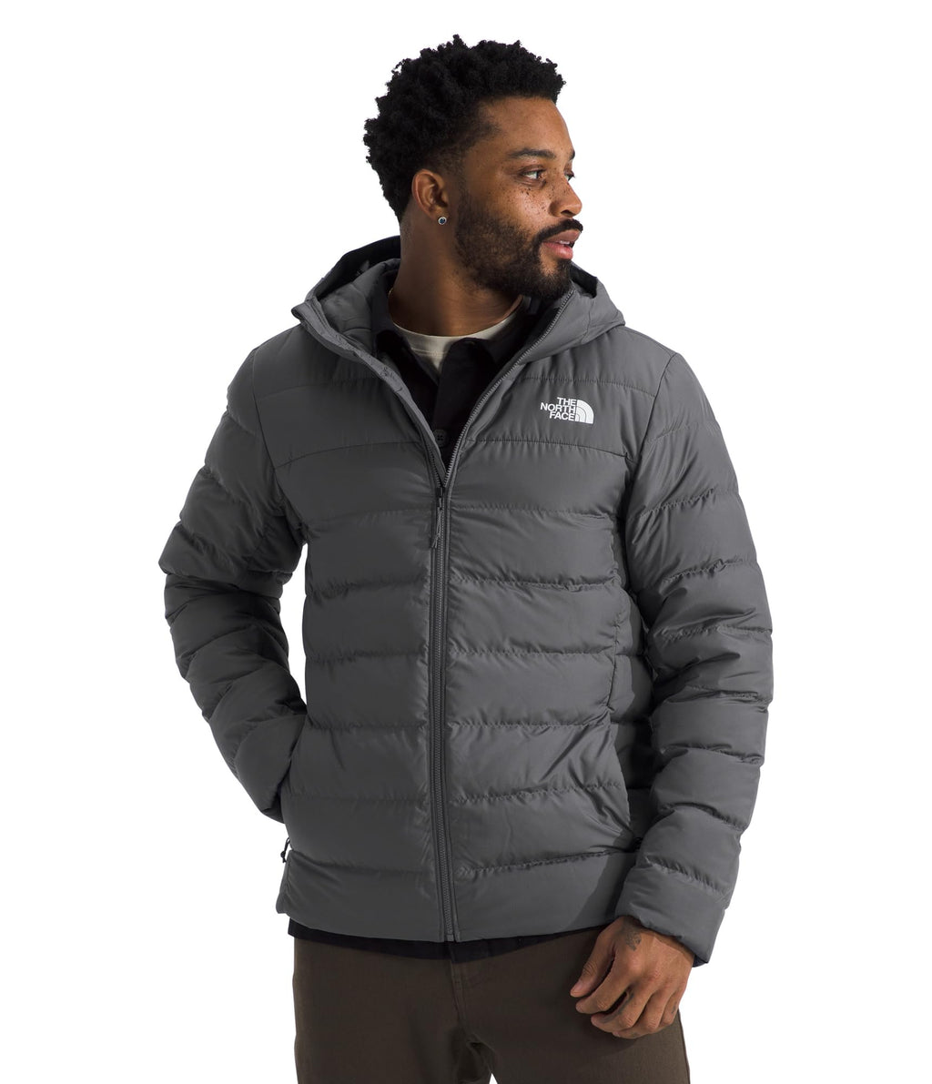 THE NORTH FACE Men's Aconcagua 3 Hooded Jacket | Insulated, Wind & Water Resistant, Attached 3 Piece Hood With Cinch Cord