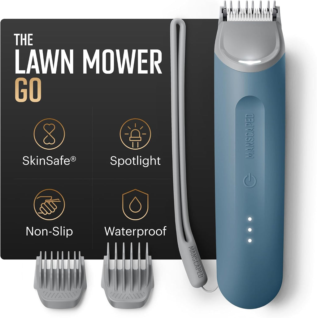 MANSCAPED® The Lawn Mower® Go Groin & Body Hair Trimmer (Mineral Blue)