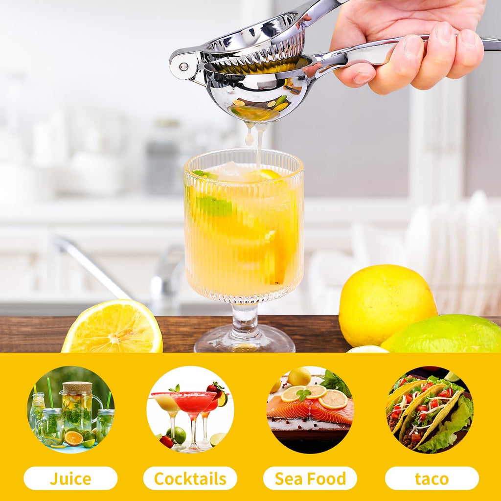 Rekix Lemon Squeezer, 8.7" Heavy Duty Manual Citrus Juicer for Limes