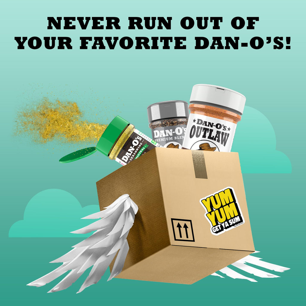 Dan-O’s Outlaw Butter Dust Seasoning – 6.9 oz – Buttery All Purpose Seasoning for Chicken, Vegetables & Popcorn – Sugar Free, Zero Calorie Dry Spice Blend