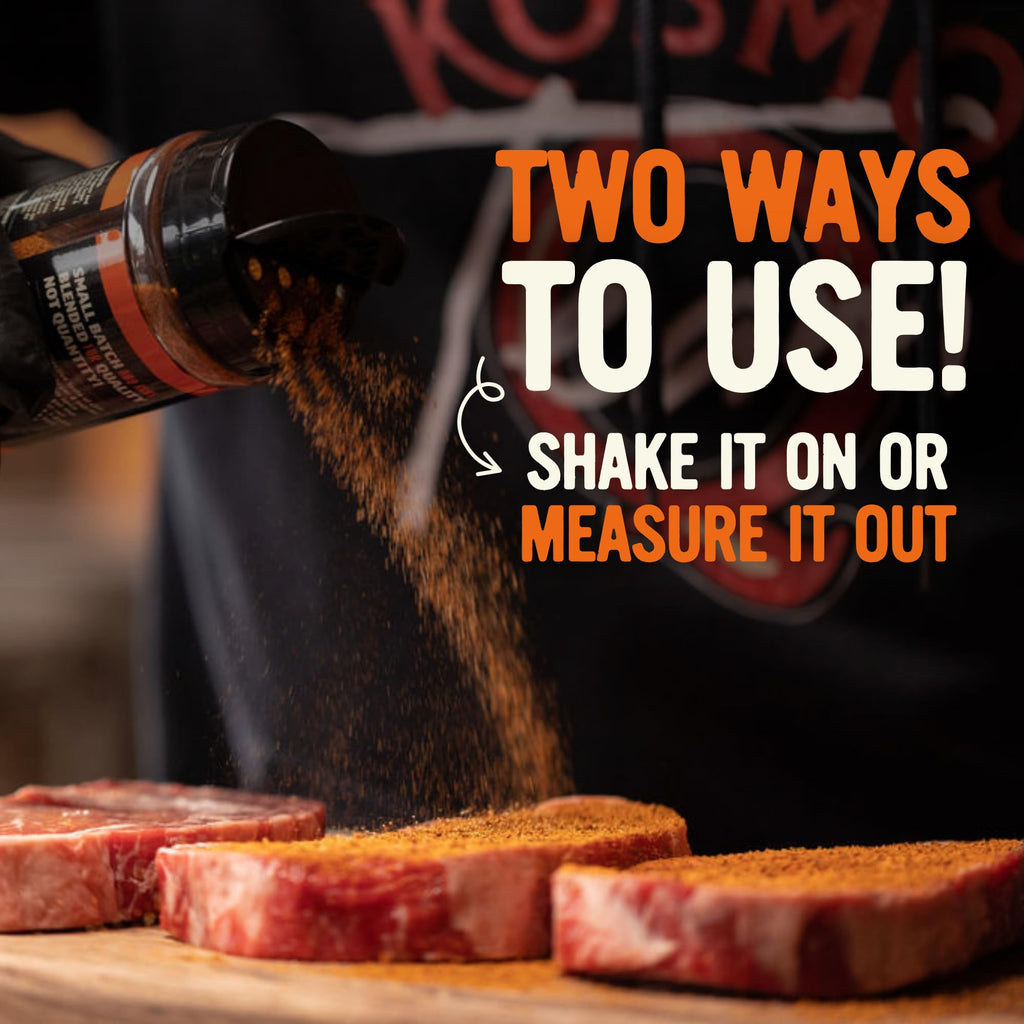 Kosmos Q Dirty Bird BBQ Dry Rub, Sweet & Spicy, 11 Oz
