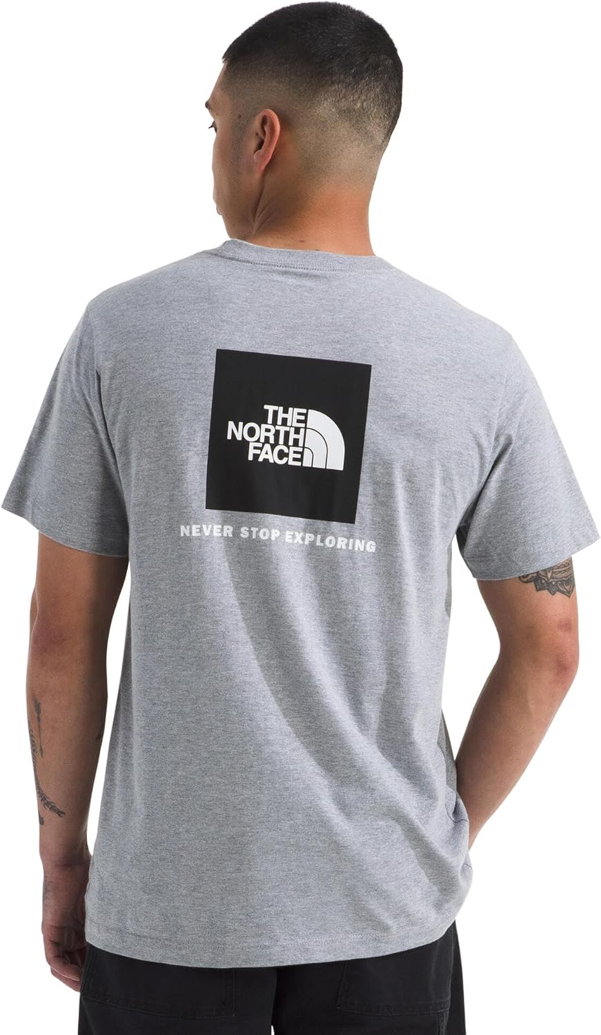 THE NORTH FACE Men's Core Box NSE Short Sleeve Tee | Branded T-shirt With a Ribbed Collar