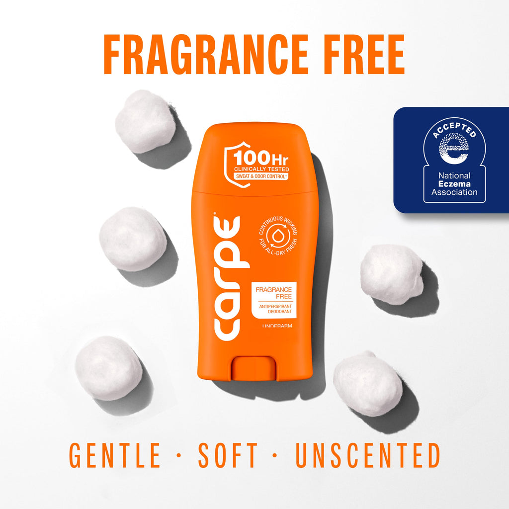 Carpe 100-Hour Deodorant Antiperspirant for Men, Clean Sport - 2 Pack