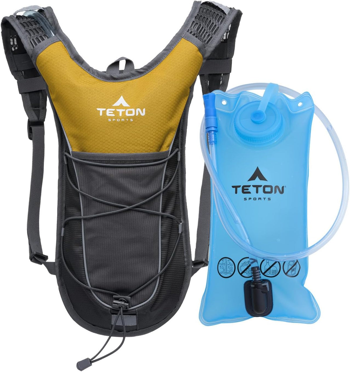 Teton Oasis/Trailrunner Hydration Backpack – Lightweight Water Pack with 2L/3L Bladder for Hiking, Running, Cycling, Biking 18L/22L Sizes – Sewn-in Rain Cover – Fits Men and Women