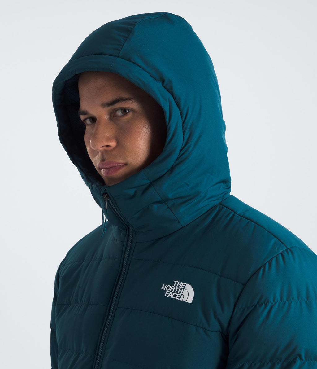 THE NORTH FACE Men's Aconcagua 3 Hooded Jacket | Insulated, Wind & Water Resistant, Attached 3 Piece Hood With Cinch Cord