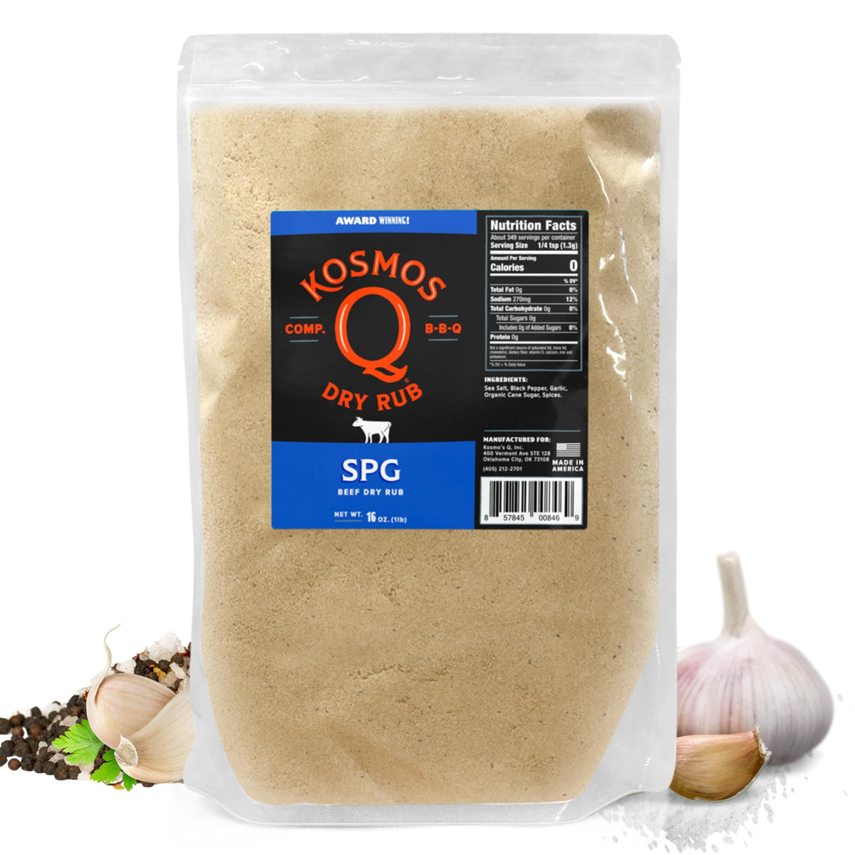 Kosmos Q Dirty Bird BBQ Dry Rub, Sweet & Spicy, 11 Oz