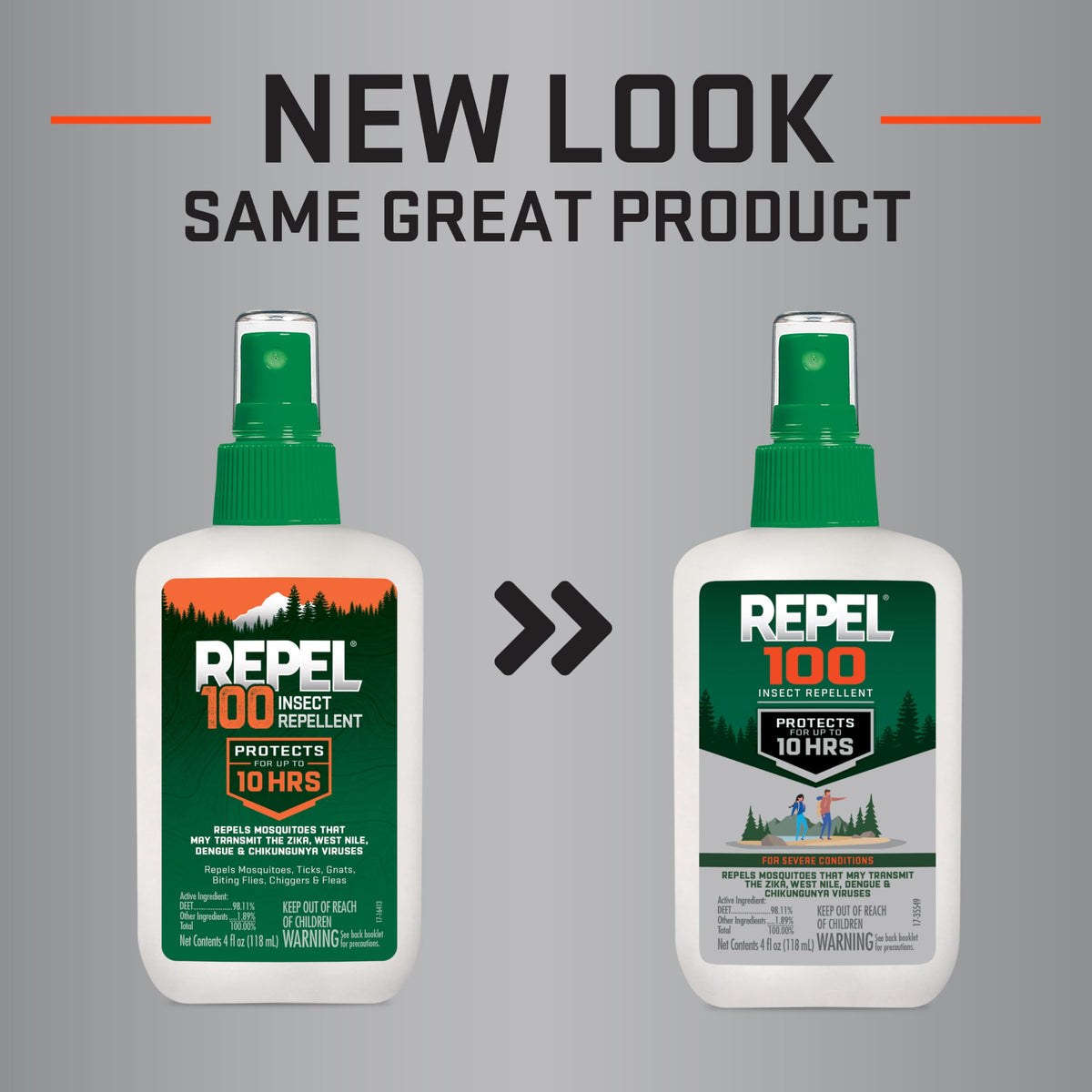 Repel 100 Mosquito & Insect Repellent 4 Oz, 98% DEET