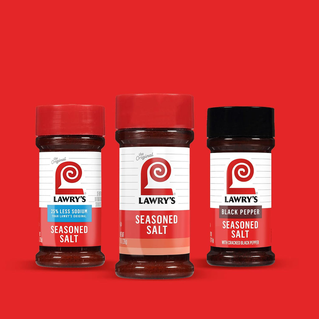 Lawry’s Seasoned Salt, No MSG Added, Kosher Certified, Staple, Versatile, All-Purpose Seasoning to Shake on Beef, Pork, or Poultry, 16 oz