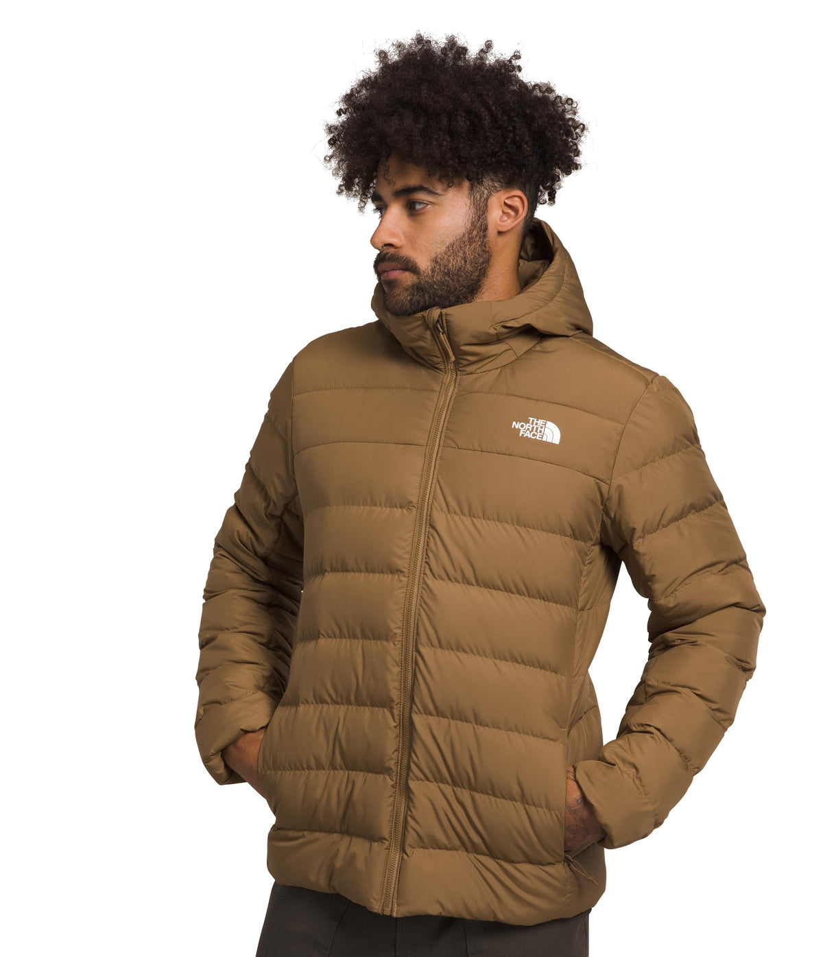 THE NORTH FACE Men's Aconcagua 3 Hooded Jacket | Insulated, Wind & Water Resistant, Attached 3 Piece Hood With Cinch Cord