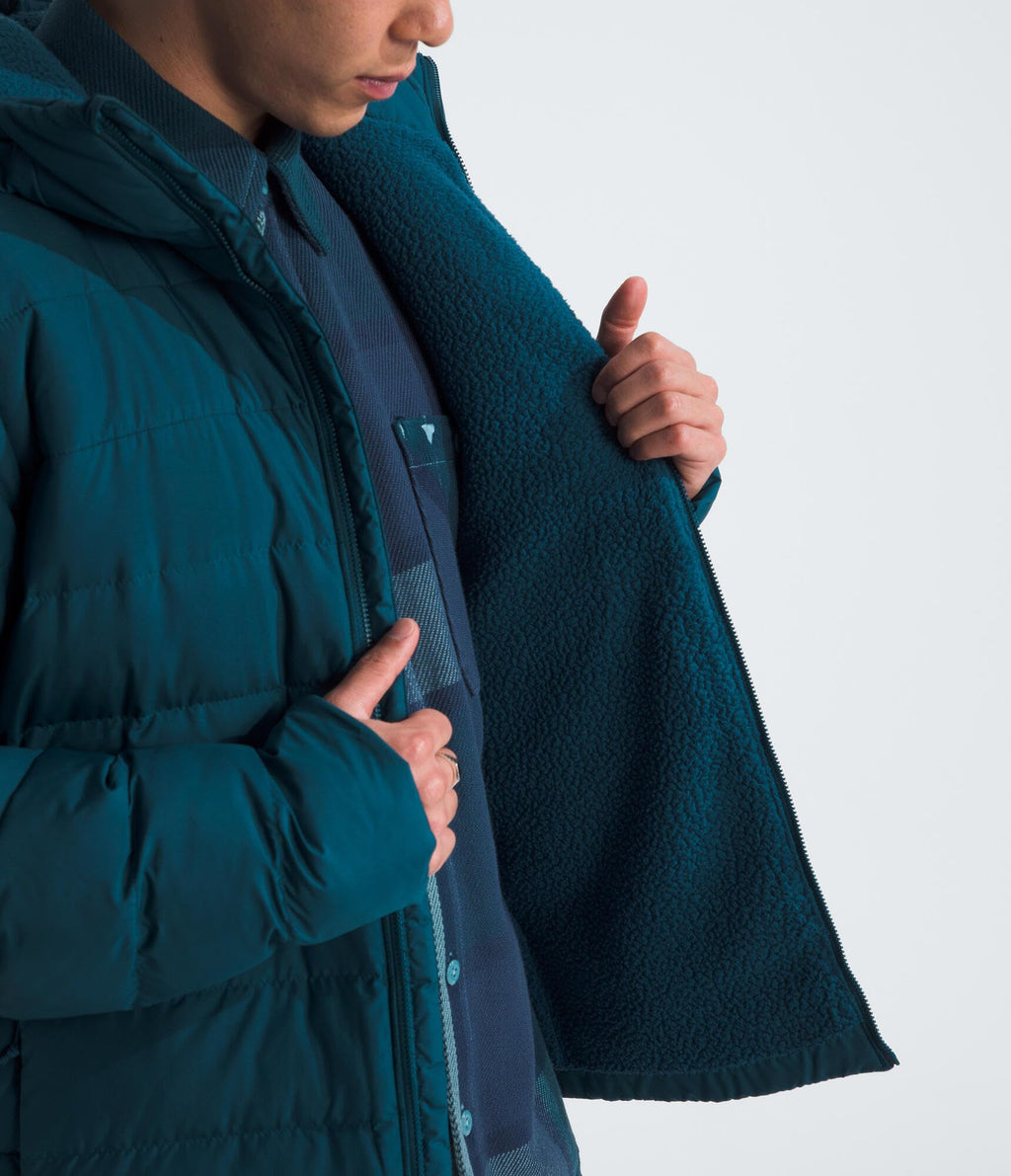 THE NORTH FACE Men's Aconcagua 3 Hooded Jacket | Insulated, Wind & Water Resistant, Attached 3 Piece Hood With Cinch Cord