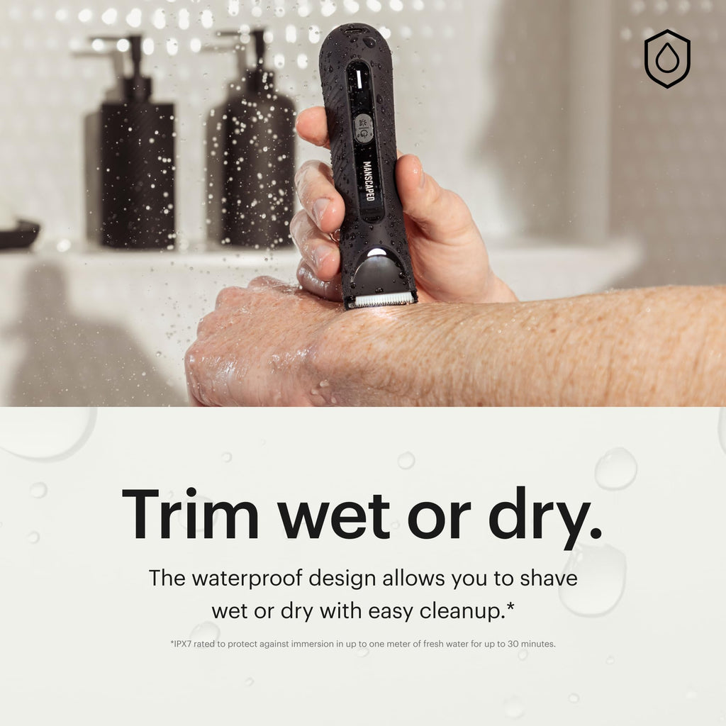 MANSCAPED® The Lawn Mower® Go Groin & Body Hair Trimmer (Mineral Blue)