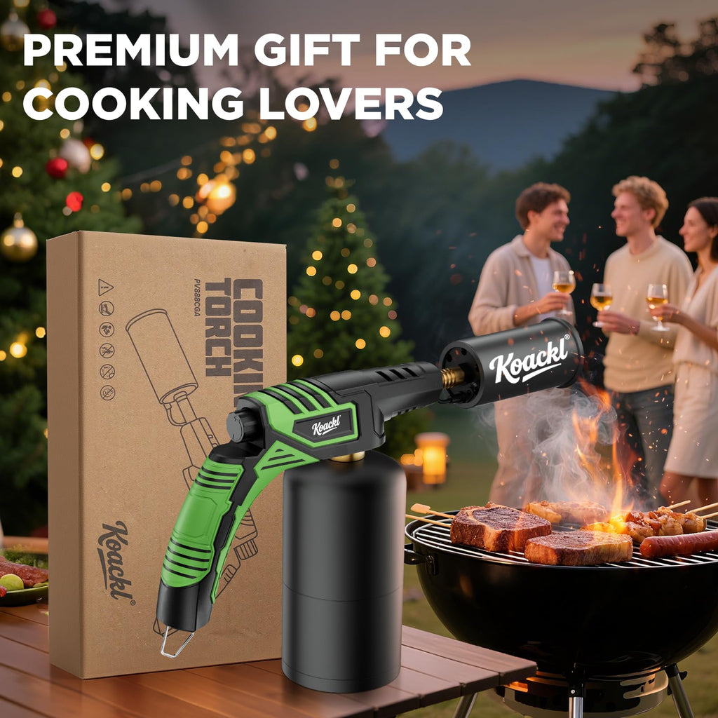KOACKL 24" CSA Certified Propane Torch Gun 2372°F Adjustable Flame for BBQ