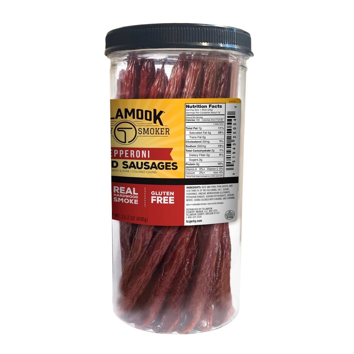 Tillamook Country Smoker Keto Friendly Zero Sugar Smoked Sausages, Original, 10 Ounce