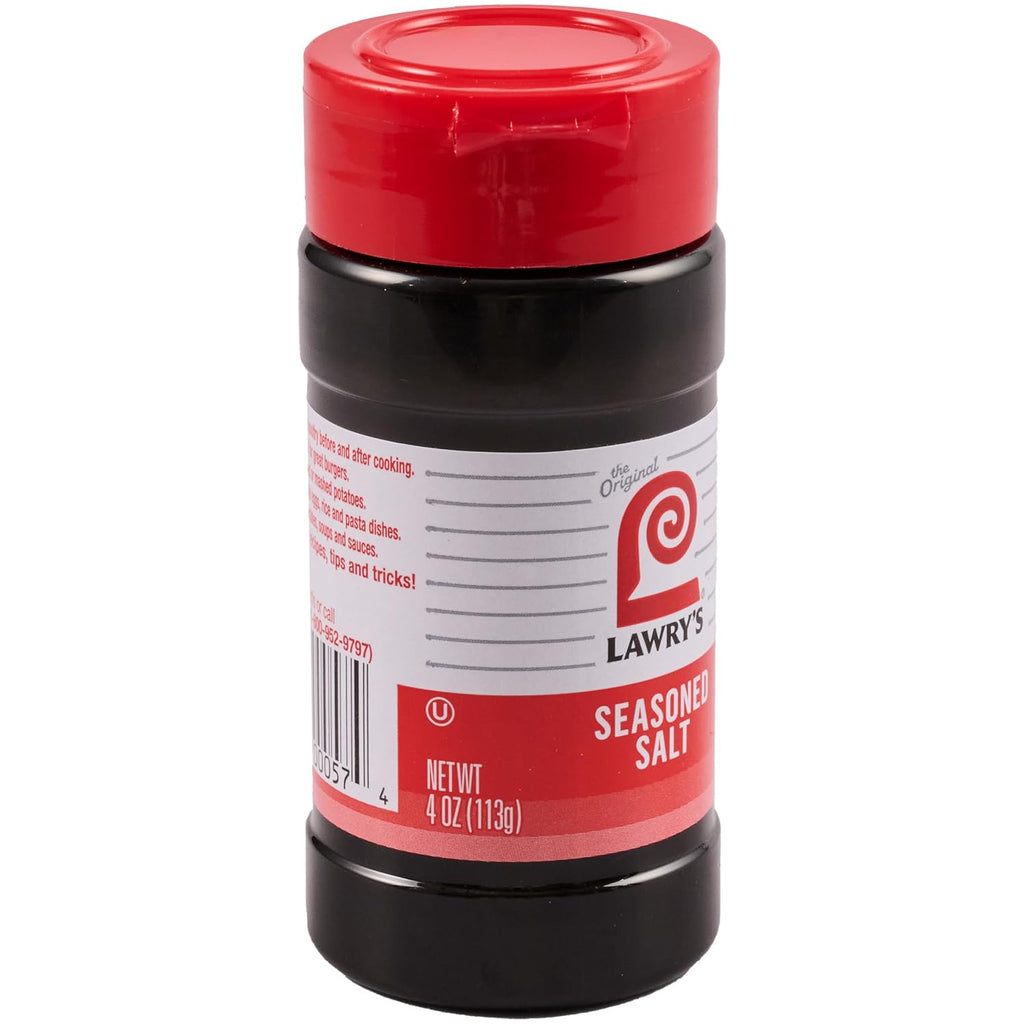 Lawry’s Seasoned Salt, No MSG Added, Kosher Certified, Staple, Versatile, All-Purpose Seasoning to Shake on Beef, Pork, or Poultry, 16 oz