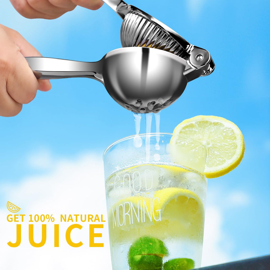 Rekix Lemon Squeezer, 8.7" Heavy Duty Manual Citrus Juicer for Limes