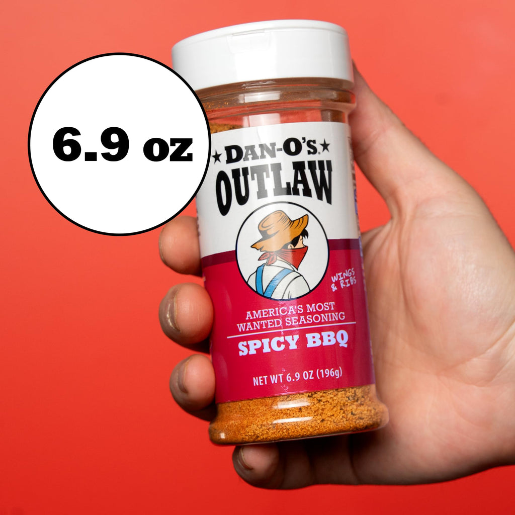 Dan-O’s Outlaw Butter Dust Seasoning – 6.9 oz – Buttery All Purpose Seasoning for Chicken, Vegetables & Popcorn – Sugar Free, Zero Calorie Dry Spice Blend