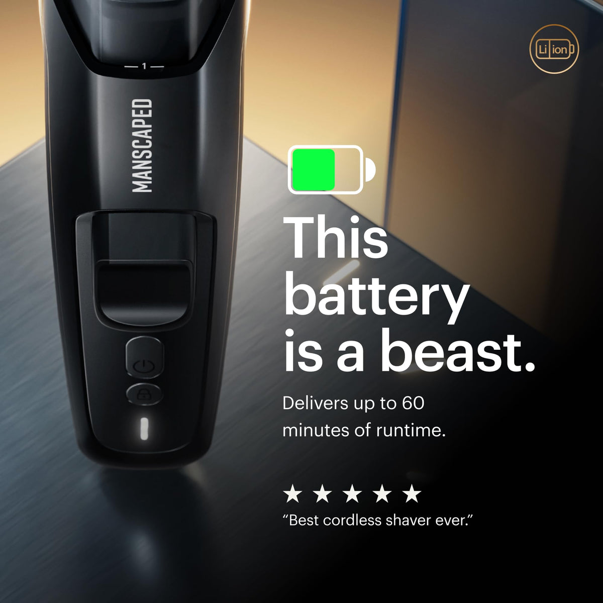 MANSCAPED® The Beard Hedger® Men's Premium Beard Trimmer