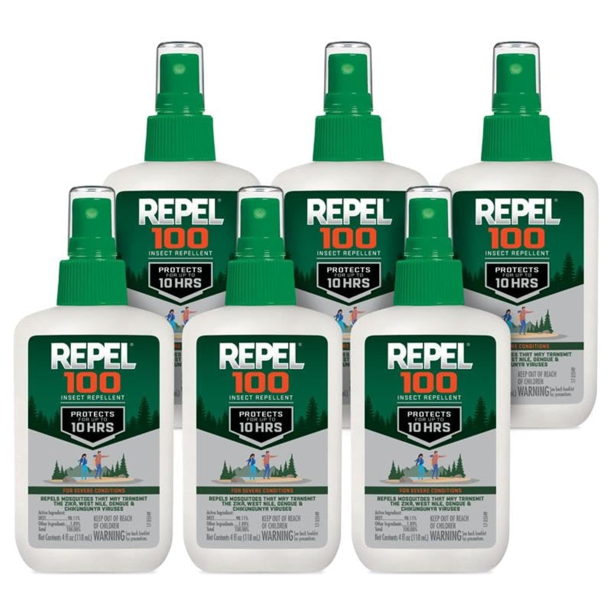 Repel 100 Mosquito & Insect Repellent 4 Oz, 98% DEET
