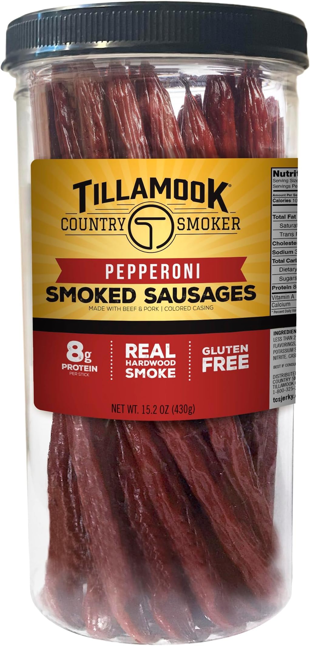 Tillamook Country Smoker Keto Friendly Zero Sugar Smoked Sausages, Original, 10 Ounce