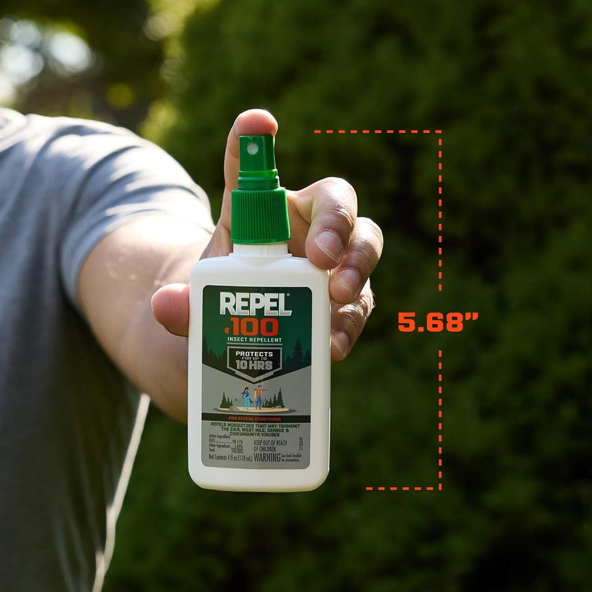 Repel 100 Mosquito & Insect Repellent 4 Oz, 98% DEET