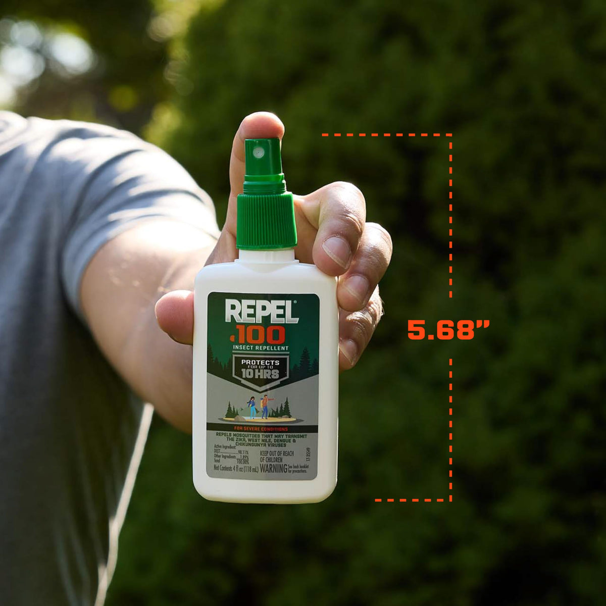 Repel 100 Mosquito & Insect Repellent 4 Oz, 98% DEET
